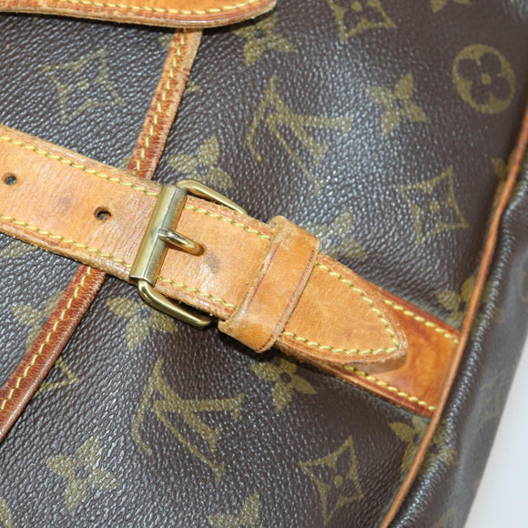 LOUIS VUITTON Monogram Saumur 35 Umhängetasche M42254 LV Auth ka435