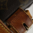 LOUIS VUITTON Monogram Saumur 35 Umhängetasche M42254 LV Auth ka435-12