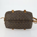 LOUIS VUITTON Monogram Saumur 43 Shoulder Bag M42252 LV Auth ka436-6