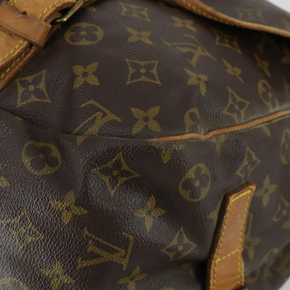 LOUIS VUITTON Monogram Saumur 43 Shoulder Bag M42252 LV Auth ka436