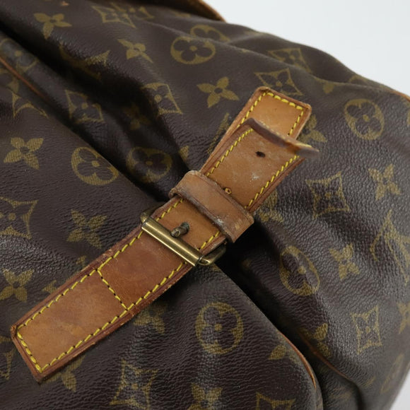 LOUIS VUITTON Monogram Saumur 43 Shoulder Bag M42252 LV Auth ka436