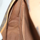 LOUIS VUITTON Monogram Saumur 43 Shoulder Bag M42252 LV Auth ka436-26