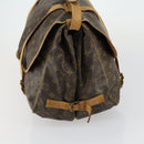LOUIS VUITTON Monogram Saumur 43 Shoulder Bag M42252 LV Auth ka436-5