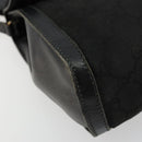 GUCCI GG Canvas Web Sherry Line Bag Black Red Green 37 04 3657 Auth ka4360-14