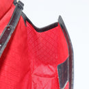 GUCCI GG Canvas Web Sherry Line Bag Black Red Green 37 04 3657 Auth ka4360-19