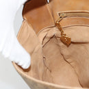 GUCCI Micro GG Supreme Shoulder Bag PVC Beige Gold 001 261 4425 Auth ka4363-21