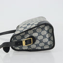 GUCCI GG Supreme Shoulder Bag PVC Navy Gold Auth ka4364-5