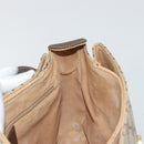 GUCCI GG Supreme Web Sherry Line Bag PVC Beige Gold 904 02 084 Auth ka4366-20