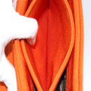 PRADA Schoudertas Katoen Oranje Zilver Auth ka4368A-22