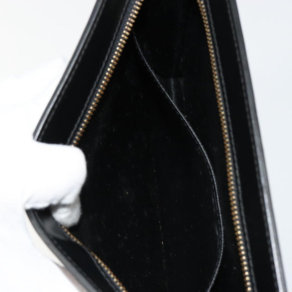 LOUIS VUITTON Epi Pochette Homme Clutch Bag Black M52522 LV Auth ka4369