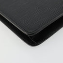 LOUIS VUITTON Epi Pochette Homme Clutch Bag Black M52522 LV Auth ka4369-14