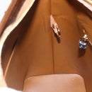 LOUIS VUITTON Monogram Vernis Houston Hand Bag Bronze M91122 LV Auth ka437-19