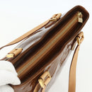 LOUIS VUITTON Monogram Vernis Houston Hand Bag Bronze M91122 LV Auth ka437-6