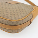 GUCCI Micro GG Supreme Shoulder Bag PVC Beige Gold 001 41 4425 Auth ka4370-16