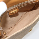 GUCCI Micro GG Supreme Shoulder Bag PVC Beige Gold 001 41 4425 Auth ka4370-10