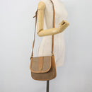 GUCCI Micro GG Supreme Shoulder Bag PVC Beige Gold 001 41 4425 Auth ka4370-23