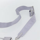 PRADA Re-Edition Schoudertas Nylon Paars Zilver Auth ka4372A-15