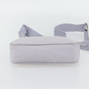 PRADA Re-Edition Schoudertas Nylon Paars Zilver Auth ka4372A-5