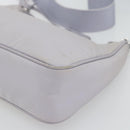 PRADA Re-Edition Schoudertas Nylon Paars Zilver Auth ka4372A-16