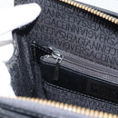 Gianni Versace Schoudertas Leer Zwart Goud Auth ka4376A-20