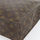 LOUIS VUITTON Monogram Sac Plat handtas M51140 LV Auth ka4380-15