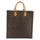 LOUIS VUITTON Monogram Sac Plat handtas M51140 LV Auth ka4380-13