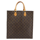 LOUIS VUITTON Monogram Sac Plat handtas M51140 LV Auth ka4380-2