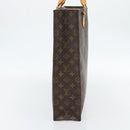 LOUIS VUITTON Monogram Sac Plat handtas M51140 LV Auth ka4380-3
