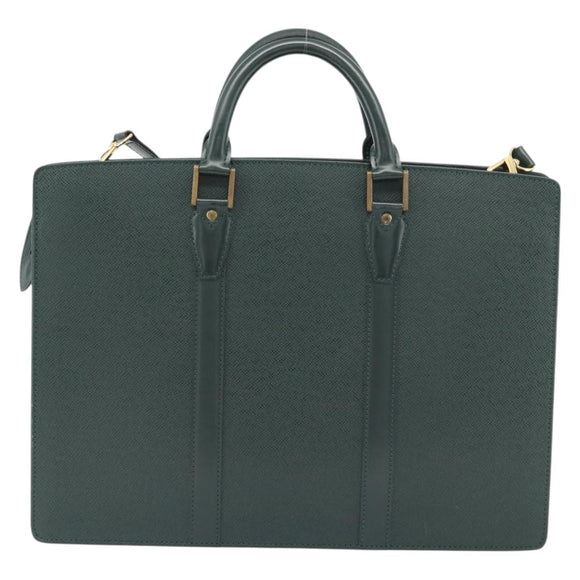 LOUIS VUITTON Taiga Porte Documents Rozan Bag Epicea M30054 LV Auth ka4381