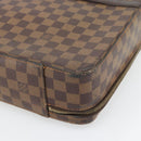 LOUIS VUITTON Damier Ebene Porto Ordinatur Sabana Bag 2way N58020 Auth ka4382-15