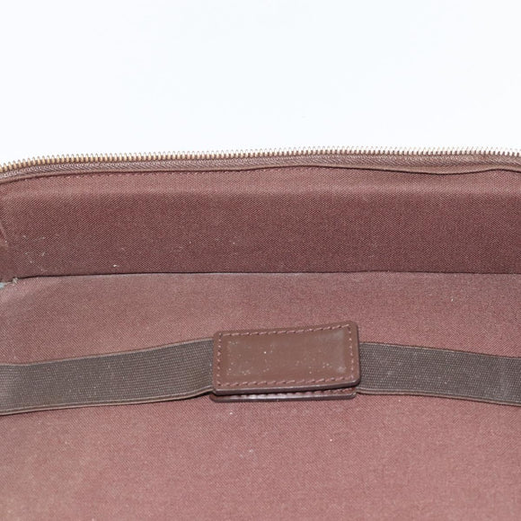 LOUIS VUITTON Damier Ebene Porto Ordinatur Sabana Bag 2way N58020 Auth ka4382