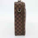LOUIS VUITTON Damier Ebene Porto Ordinatur Sabana Bag 2way N58020 Auth ka4382-3