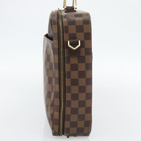 LOUIS VUITTON Damier Ebene Porto Ordinatur Sabana Bag 2way N58020 Auth ka4382