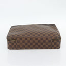 LOUIS VUITTON Damier Ebene Porto Ordinatur Sabana Bag 2way N58020 Auth ka4382-5