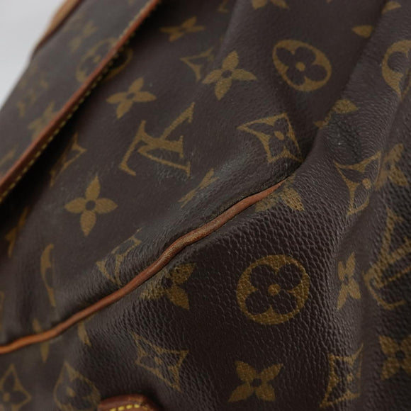 LOUIS VUITTON Monogram Saumur 35 Shoulder Bag M42254 LV Auth ka4390