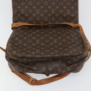 LOUIS VUITTON Monogram Saumur 35 Shoulder Bag M42254 LV Auth ka4390-20