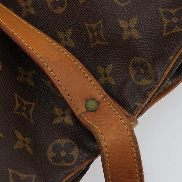 LOUIS VUITTON Monogram Saumur 35 Shoulder Bag M42254 LV Auth ka4390