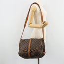 LOUIS VUITTON Monogram Saumur 35 Shoulder Bag M42254 LV Auth ka4390-32