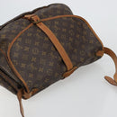 LOUIS VUITTON Monogram Saumur 35 Shoulder Bag M42254 LV Auth ka4390-6