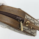 GUCCI GG Plus Supreme Schultertasche PVC Beige Gold Auth ka4394-9