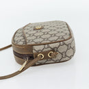 GUCCI GG Plus Supreme Schultertasche PVC Beige Gold Auth ka4394-3