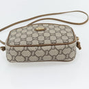 GUCCI GG Plus Supreme Schultertasche PVC Beige Gold Auth ka4394-5