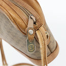 GUCCI Micro GG Supreme Shoulder Bag PVC Beige Gold Auth ka4395-10