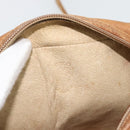 GUCCI Micro GG Supreme Shoulder Bag PVC Beige Gold Auth ka4395-11