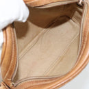 GUCCI Micro GG Supreme Shoulder Bag PVC Beige Gold Auth ka4395-12