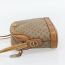 GUCCI Micro GG Supreme Shoulder Bag PVC Beige Gold Auth ka4395-3