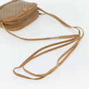 GUCCI Micro GG Supreme Shoulder Bag PVC Beige Gold Auth ka4395-7