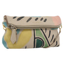 BURBERRY Shoulder Bag Leather Beige Gold Auth ka4396A-1