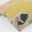 BURBERRY Shoulder Bag Leather Beige Gold Auth ka4396A-14