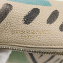 BURBERRY Shoulder Bag Leather Beige Gold Auth ka4396A-15